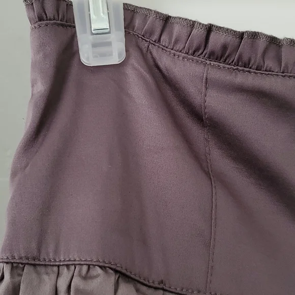 Layered tiered ruffle corset skirt gray - Picture 5 of 8